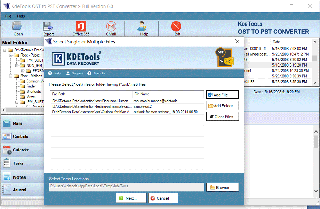 offline ost to pst converter free